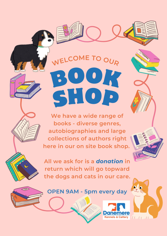 Pink Orange Green Colorful Book Club Flyer